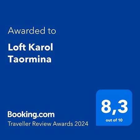 Loft Karol Taormina Appartement Gaggi Buitenkant foto